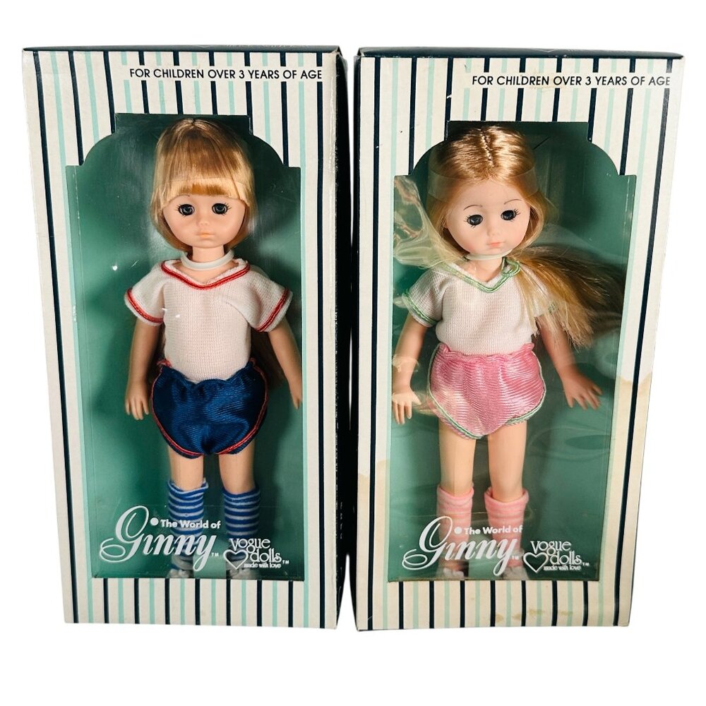 Vintage The World of Ginny Vogue Dolls 30-1992 Lot of 2